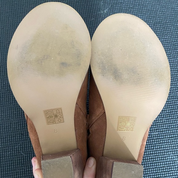 Nikole Suede Peep Toe Bootie - Picture 7 of 8